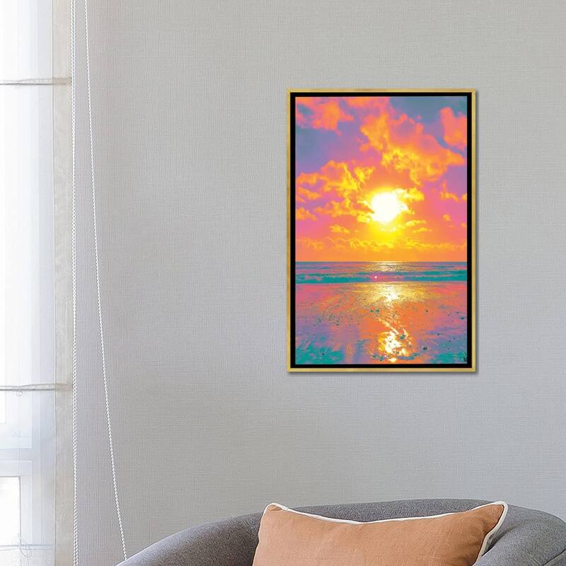 iCanvas "Hope On The Horizon" by Nathan Head Framed Canvas Print Bed